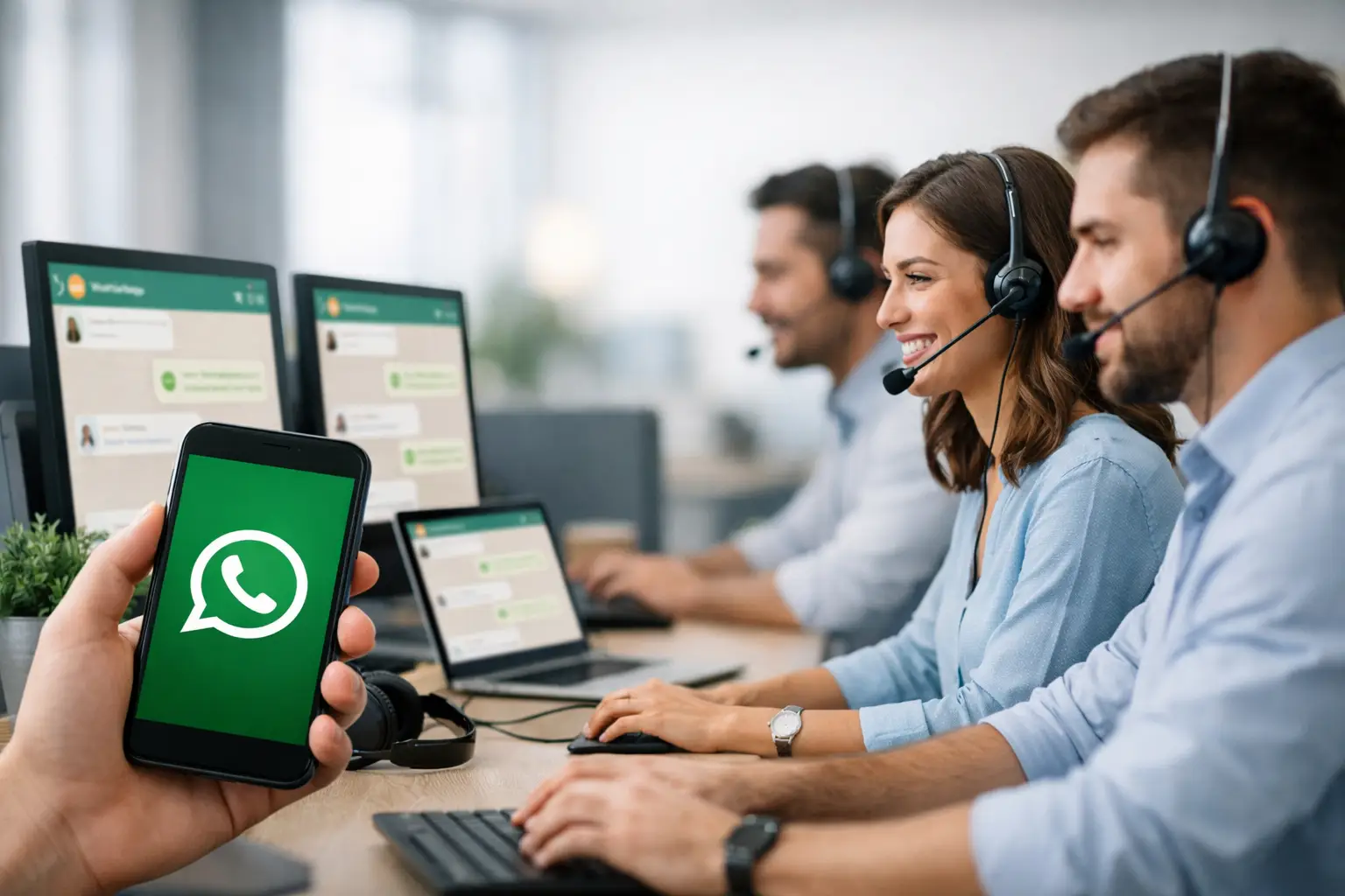 WhatsApp pour plusieurs agents : appareils liés ou boîte de réception partagée ?
